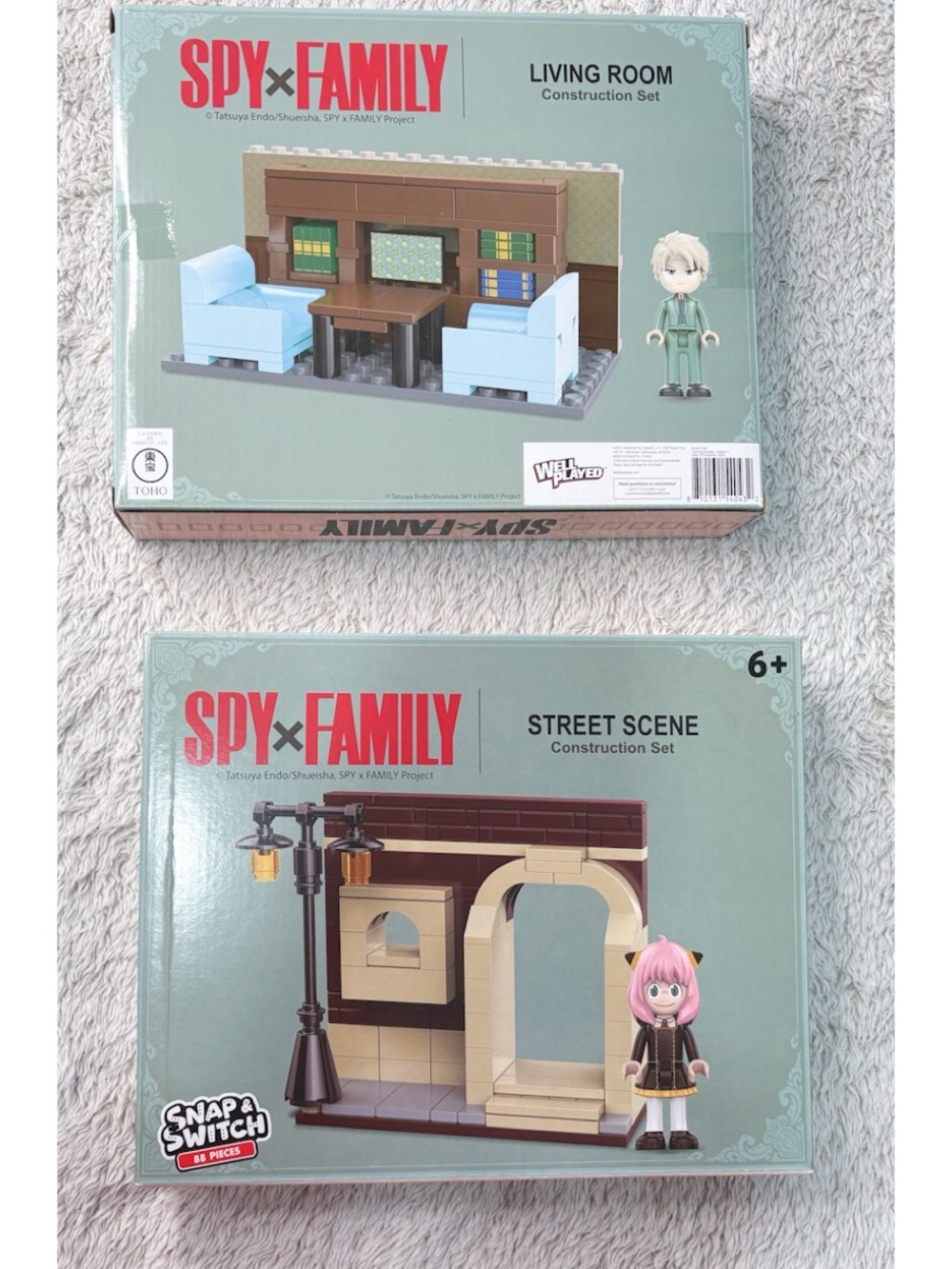 Spy × Family Anime Construction Set Snap & Switch Set Of 2 Living Room/Street